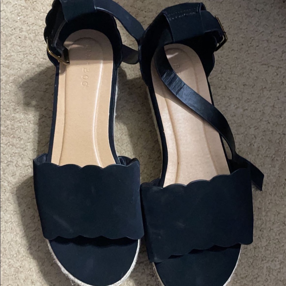 BAMBOO platform sandals